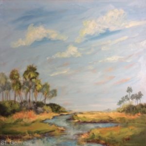 Original oil on canvas art by Mary St Germain