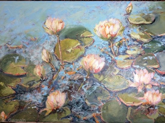 Original oil on canvas art by Mary St Germain
