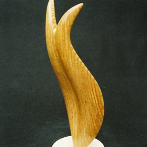 Original laminated wood sculpture using Lauan by David Engdahl