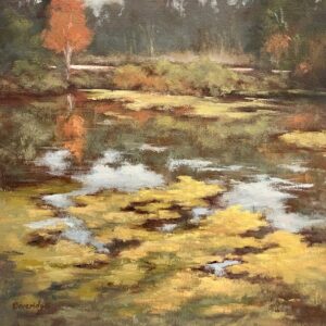 Padded Pond, Oil on Canvas, by Gail Beveridge