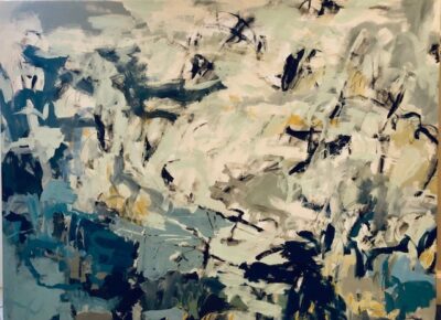 Flock of Seagulls, Acrylic on Canvas 39"x52" by Vickie Marsango