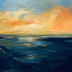 Morning Glow, Acrylic on canvas, 40"x50" by Ellen Diamond
